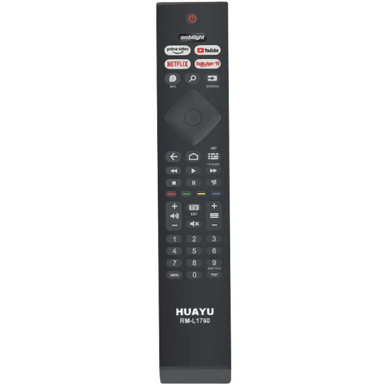 HUAYU KL RM L1760 PHILIPS AMBILIGHT NETFLIX PRIME VIDEO YOUTUBE RAKUTEN TV TUŞLU LED TV KUMANDASI 